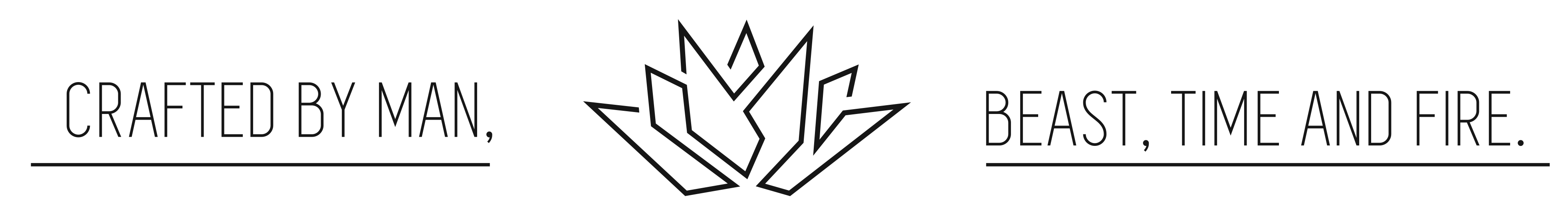 Crafted by Man, Beast, Time & Fire