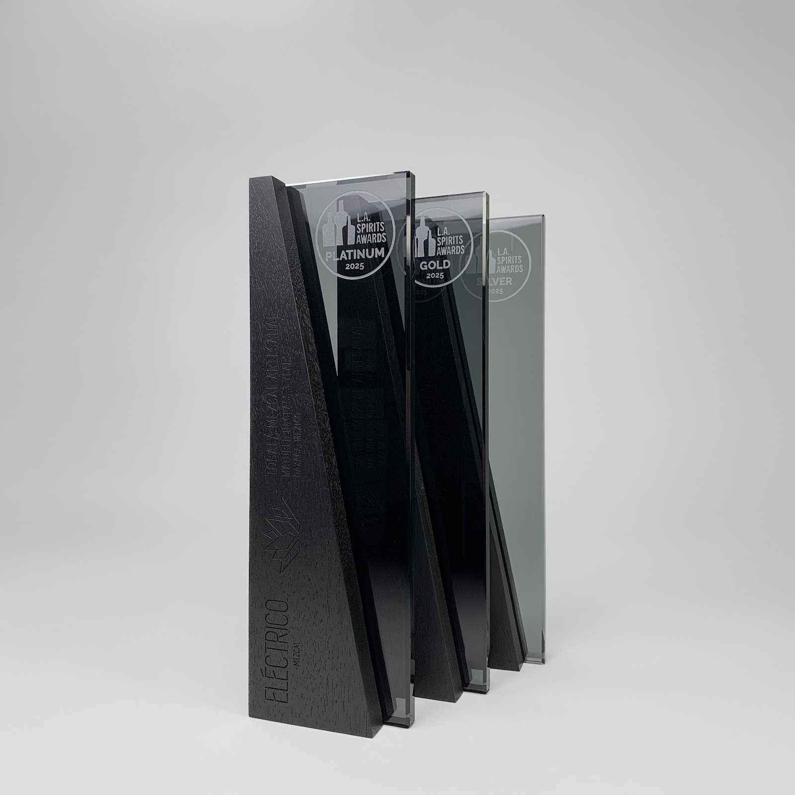 L.A. Spirits Awards trophies