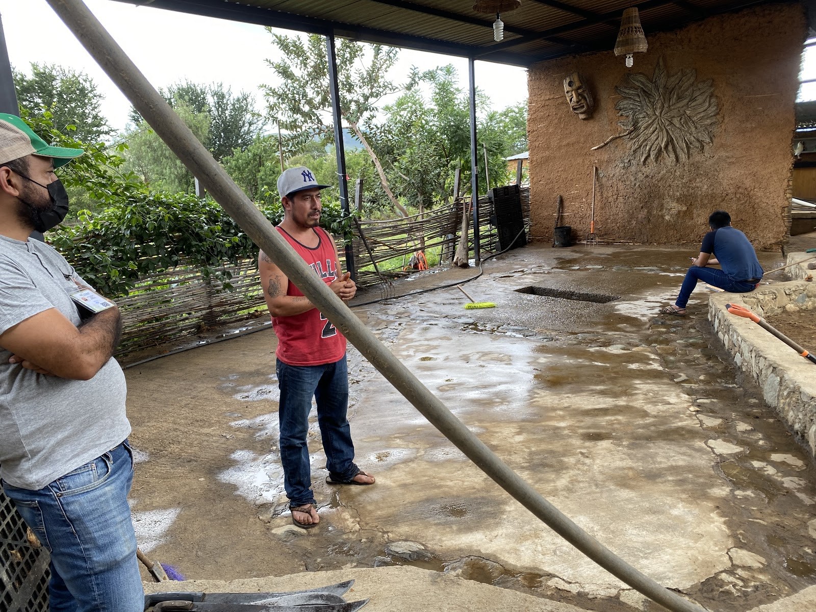 working the palenque floor