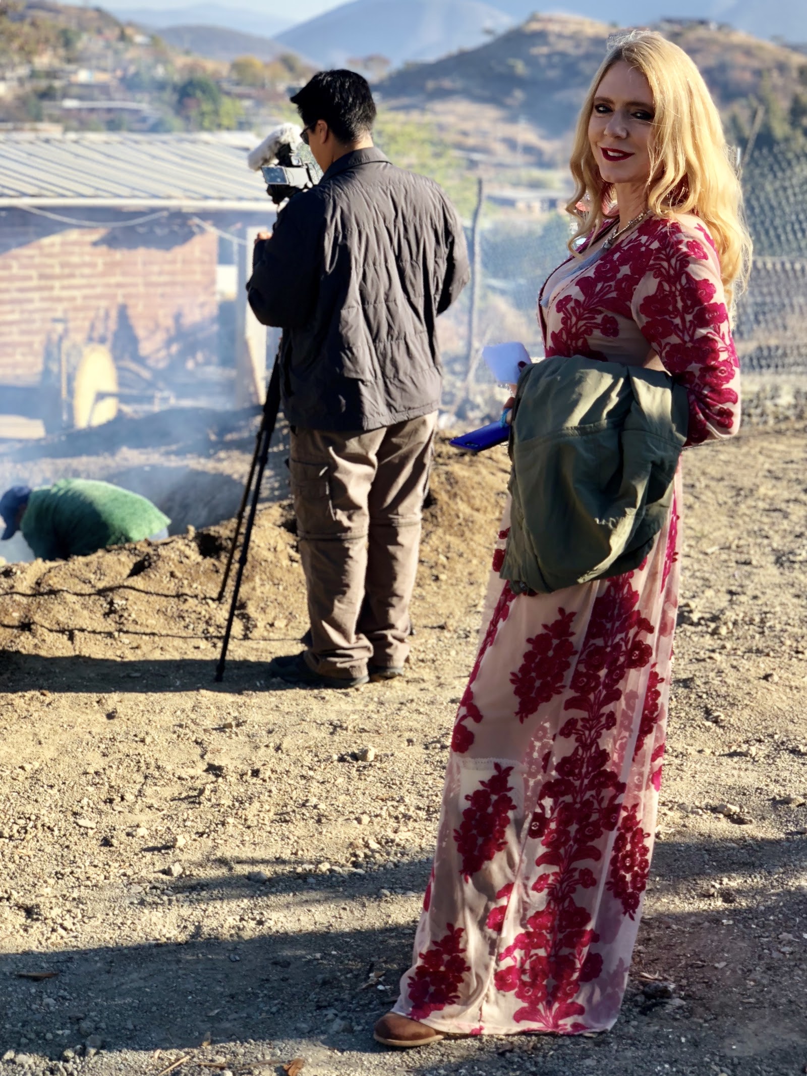 filming at the palenque