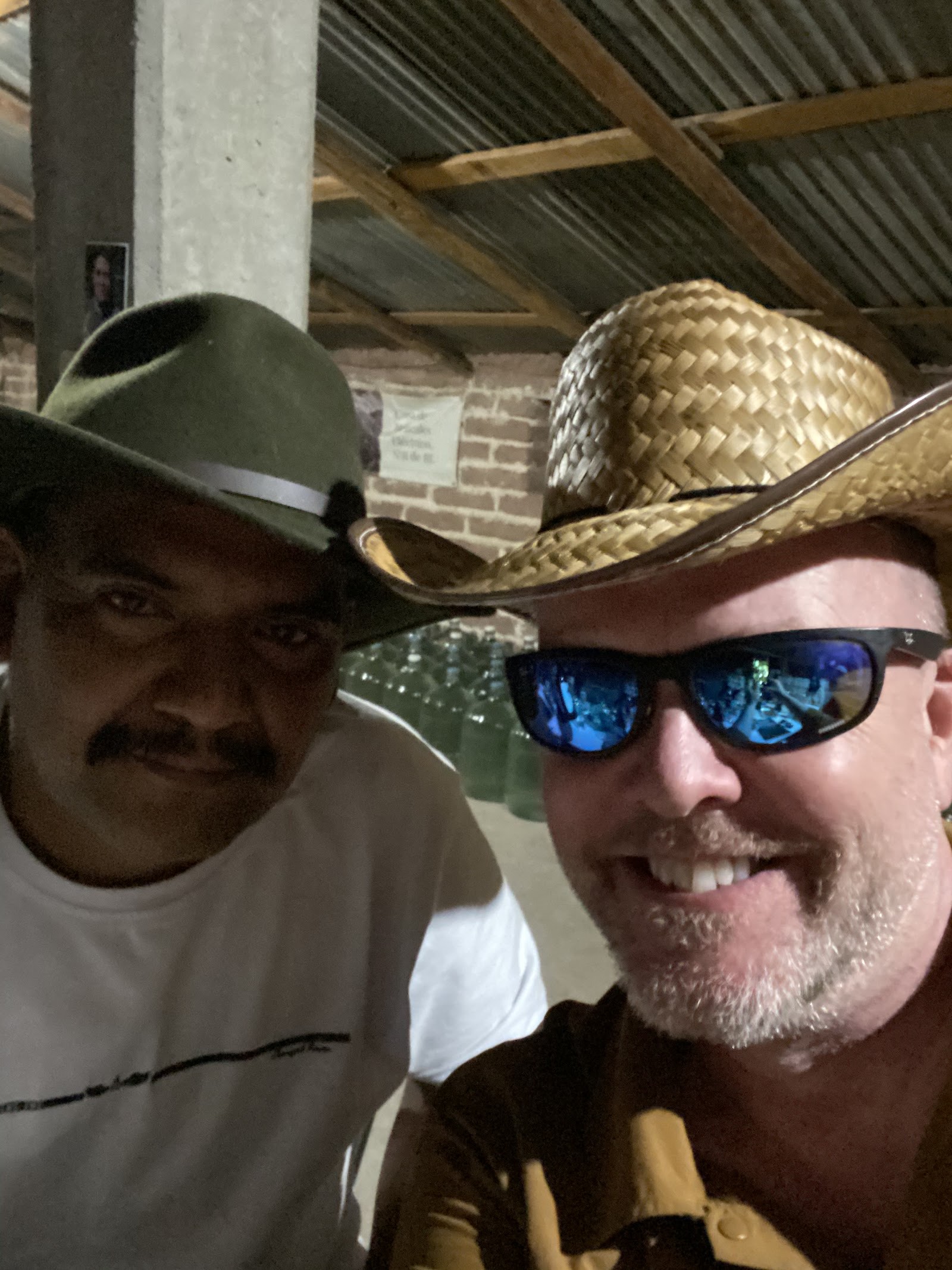 two men at the palenque