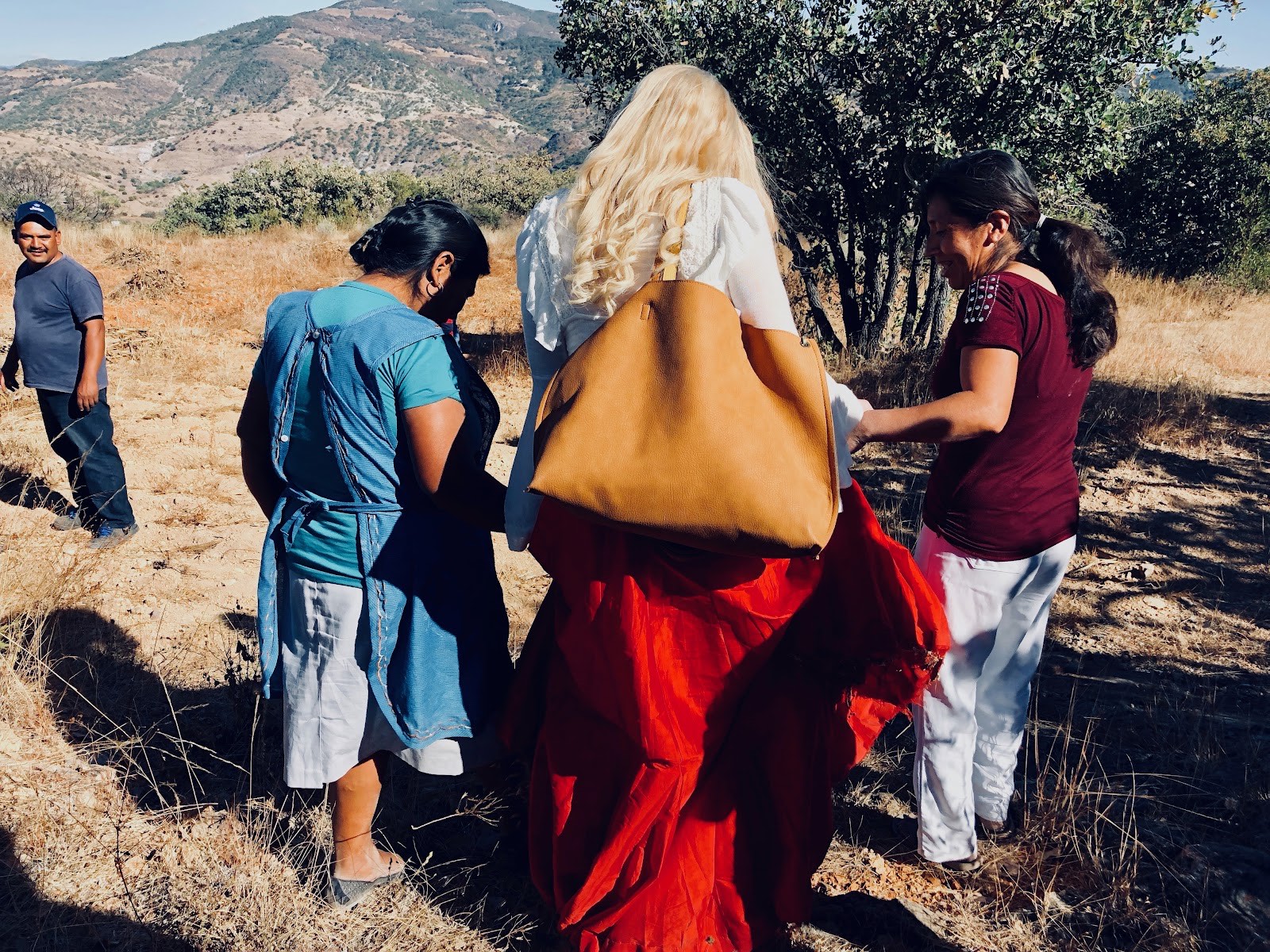gathered in the field