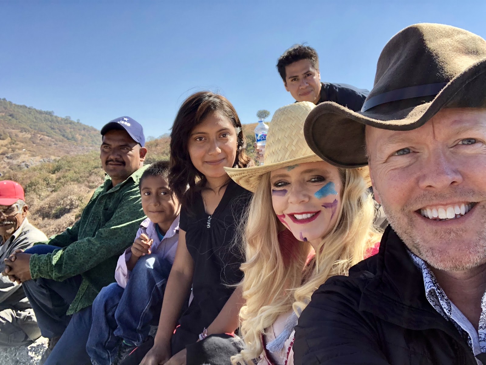 a group in the mountains